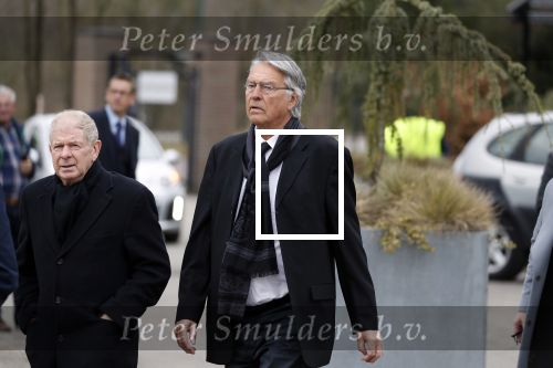 Leusden 6 maart 2018
Crematie Mies Bouwman in crematorium Leusden. Ron Brandsteder en Frits barend