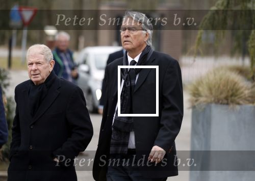 Leusden 6 maart 2018
Crematie Mies Bouwman in crematorium Leusden. Ron Brandsteder en Frits barend