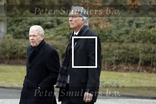 Leusden 6 maart 2018
Crematie Mies Bouwman in crematorium Leusden. Ron Brandsteder en Frits barend