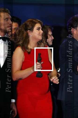 Amsterdam 12 februari 2018
Uitreiking Edison muziekprijzen in de westergasfabriek. Roxeanne Hazes met vriend Erk Zwennes