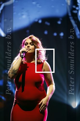 Amsterdam 12 februari 2018
Uitreiking Edison muziekprijzen in de westergasfabriek. Roxeanne Hazes met vriend Erk Zwennes