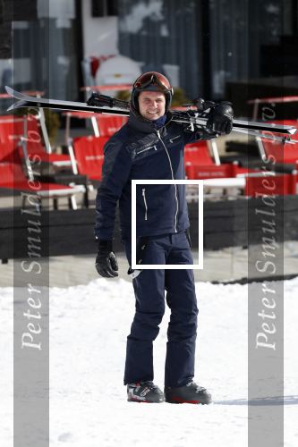 Lech/ Oberlech 25 februari 2018
Nikkie Plessen en haar man Ruben Bontekoe zij met hun kinderen op vakantie in Oberlech