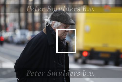 Amsterdam 6 februari 2018
Rudi Fuchs op straat in Amsterdam zuid