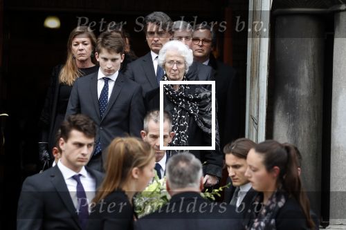 Rotterdam 20 februari 2018
Dienst voor overlijden /begrafenis Ruud Lubbers in de Laurentius Elisabeth Kathedraal. Ria Lubbers met familie