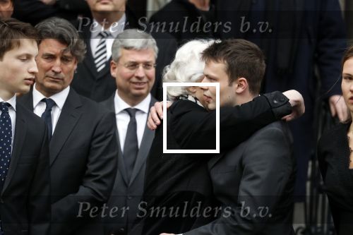 Rotterdam 20 februari 2018
Dienst voor overlijden /begrafenis Ruud Lubbers in de Laurentius Elisabeth Kathedraal. Ria Lubbers met familie