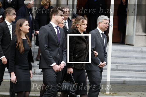Rotterdam 20 februari 2018
Dienst voor overlijden /begrafenis Ruud Lubbers in de Laurentius Elisabeth Kathedraal. Ria Lubbers met familie