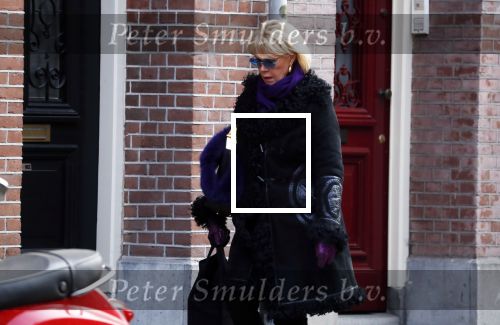 Amsterdam 3 maart 2018  
Sheila de Vries op straat in Amsterdam