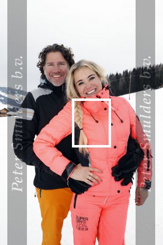 Wargain 1 maart 2018
Sonja Bakker en haar vriend  Barry van Suijdam en zoontje Bram op ski vakantie.
