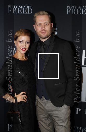 Amsterdam 6 februari 2018
Premiere 50 shades Freed in Tuschinski. Sonja Silva met man Pyke Pos