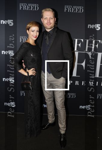 Amsterdam 6 februari 2018
Premiere 50 shades Freed in Tuschinski. Sonja Silva met man Pyke Pos