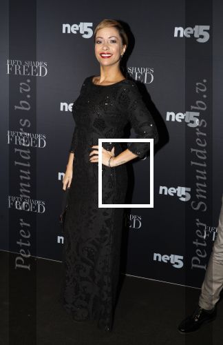 Amsterdam 6 februari 2018
Premiere 50 shades Freed in Tuschinski. Sonja Silva met man Pyke Pos