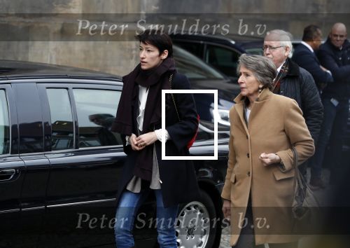 Amsterdam 3 februari 2018 
Prinses Beatrix viert haar 80e verjaardag in het paleis op de dam.
Hans, Sophie and Christina von der Recke