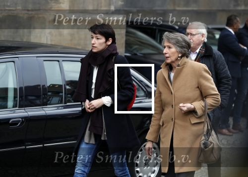 Amsterdam 3 februari 2018 
Prinses Beatrix viert haar 80e verjaardag in het paleis op de dam.
Hans, Sophie and Christina von der Recke