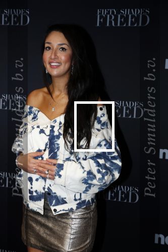 Amsterdam 6 februari 2018
Premiere 50 shades Freed in Tuschinski.
 Joelle Witschge en Soundos el Ahmadi