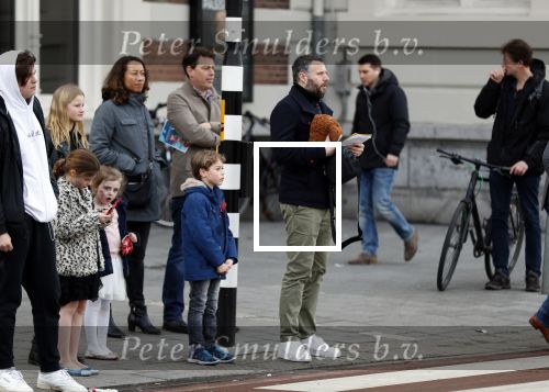 Amsterdam 11 maart 2018 
Tijl Beckand met zijn kinderen