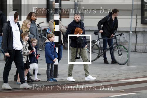 Amsterdam 11 maart 2018 
Tijl Beckand met zijn kinderen
