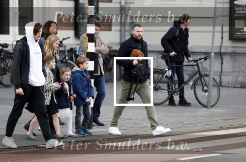 Amsterdam 11 maart 2018 
Tijl Beckand met zijn kinderen