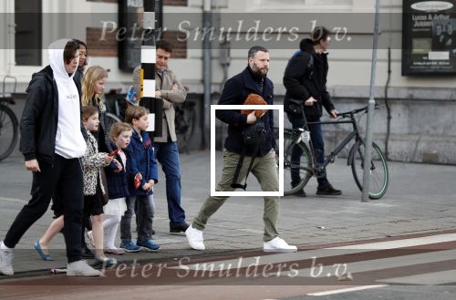 Amsterdam 11 maart 2018 
Tijl Beckand met zijn kinderen