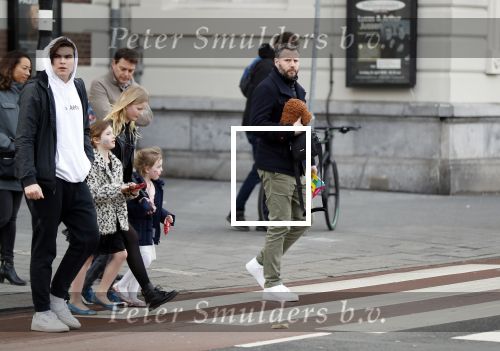 Amsterdam 11 maart 2018 
Tijl Beckand met zijn kinderen