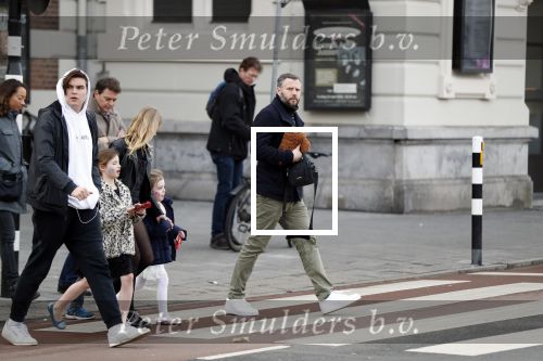 Amsterdam 11 maart 2018 
Tijl Beckand met zijn kinderen