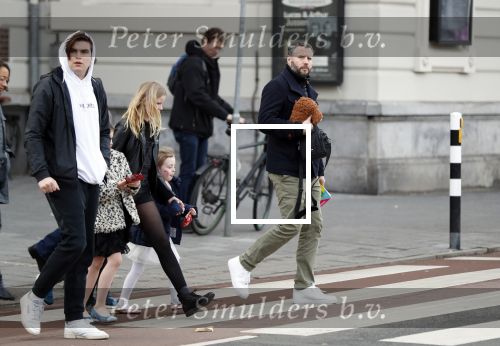 Amsterdam 11 maart 2018 
Tijl Beckand met zijn kinderen