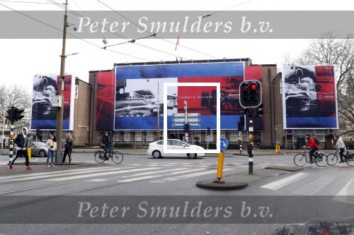Amsterdam 10 maart 2018
Reclame Tommy Hilfiger in combinatie met het F1 team van Mercedes
