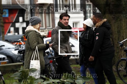 Amsterdam 19 december 2017
Twan Huys en zijn vrouw op de Utrechtsestraat