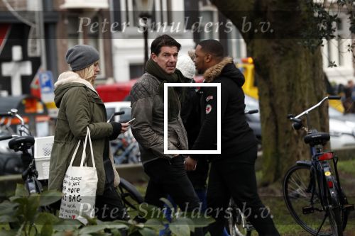 Amsterdam 19 december 2017
Twan Huys en zijn vrouw op de Utrechtsestraat