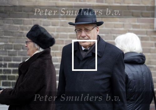 Rotterdam 20 februari 2018
Dienst voor overlijden /begrafenis Ruud Lubbers in de Laurentius Elisabeth Kathedraal. Wim Deetman  met vrouw