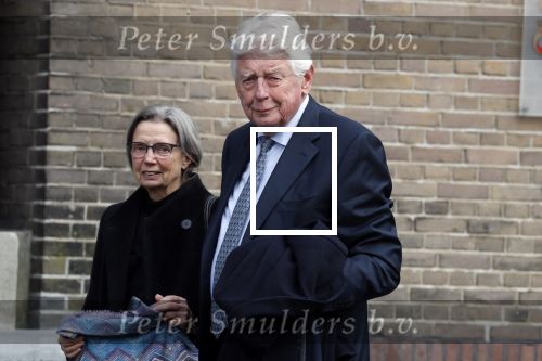 Rotterdam 20 februari 2018
Dienst voor overlijden /begrafenis Ruud Lubbers in de Laurentius Elisabeth Kathedraal. Wim Kok met zijn vrouw Rita
