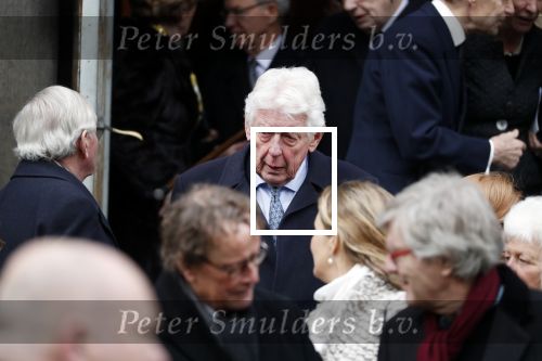 Rotterdam 20 februari 2018
Dienst voor overlijden /begrafenis Ruud Lubbers in de Laurentius Elisabeth Kathedraal. Wim Kok met zijn vrouw Rita