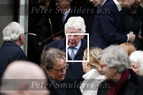 Rotterdam 20 februari 2018
Dienst voor overlijden /begrafenis Ruud Lubbers in de Laurentius Elisabeth Kathedraal. Wim Kok met zijn vrouw Rita
