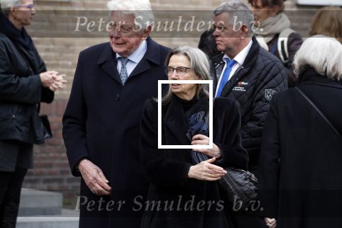 Rotterdam 20 februari 2018
Dienst voor overlijden /begrafenis Ruud Lubbers in de Laurentius Elisabeth Kathedraal. Wim Kok met zijn vrouw Rita