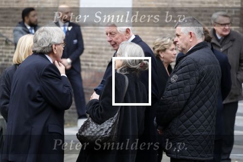 Rotterdam 20 februari 2018
Dienst voor overlijden /begrafenis Ruud Lubbers in de Laurentius Elisabeth Kathedraal. Wim Kok met zijn vrouw Rita
