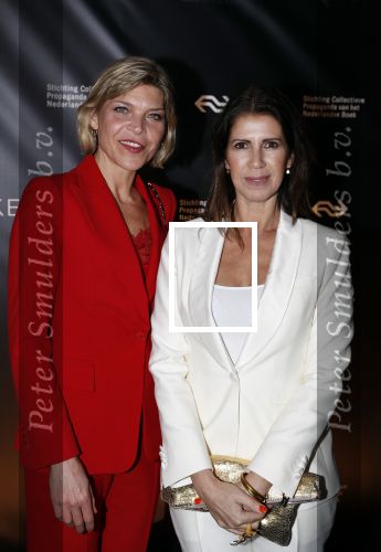 Amsterdam 9 maart 2018 
Boekenbal 2018 in de schouwburg van Amsterdam. Isa Hoes met Medina Schuurman