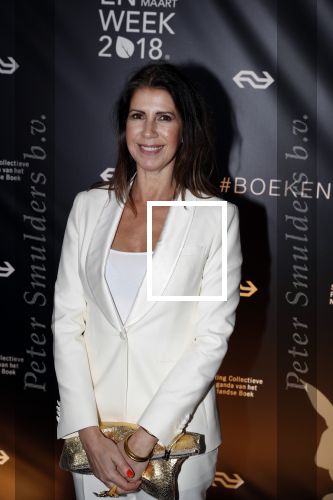 Amsterdam 9 maart 2018 
Boekenbal 2018 in de schouwburg van Amsterdam. Isa Hoes met Medina Schuurman
