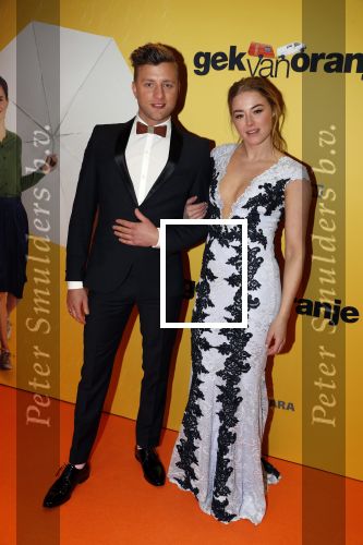 Amsterdam 12 februari 2018
Premiere Gek van Oranje in Tuschinski. jan Versteegh en Geraldine Kemper