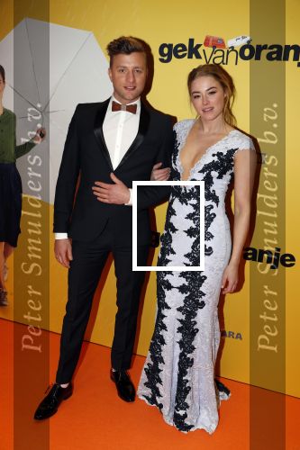 Amsterdam 12 februari 2018
Premiere Gek van Oranje in Tuschinski. jan Versteegh en Geraldine Kemper