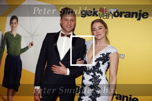 Amsterdam 12 februari 2018
Premiere Gek van Oranje in Tuschinski. jan Versteegh en Geraldine Kemper