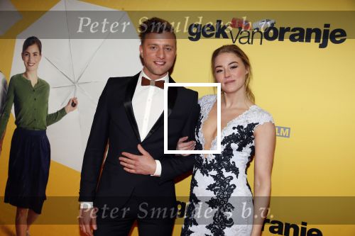 Amsterdam 12 februari 2018
Premiere Gek van Oranje in Tuschinski. jan Versteegh en Geraldine Kemper