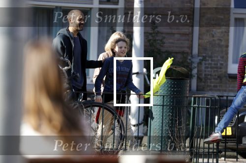 Amsterdam 27 februari 2019
Alain Clark en .. halen zijn zoontje op van school.