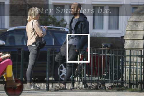 Amsterdam 27 februari 2019
Alain Clark en .. halen zijn zoontje op van school.