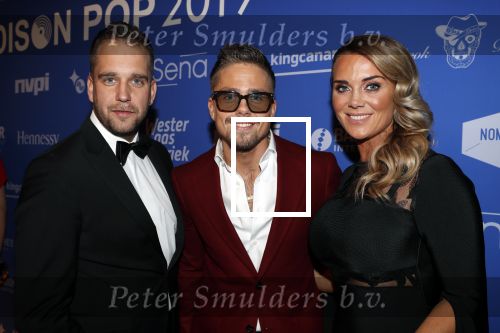 Amsterdam 11 februari 2019
Uitreiking Edisons bij de westergasfabriek. Andre Hazes kwam met zijn vriendin Monique en Manager Sjoerd Bodewes