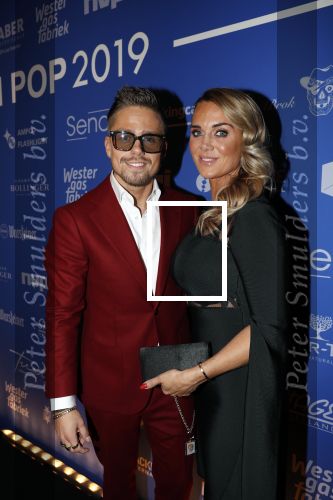 Amsterdam 11 februari 2019
Uitreiking Edisons bij de westergasfabriek. Andre Hazes kwam met zijn vriendin Monique en Manager Sjoerd Bodewes