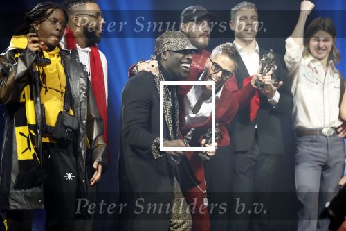 Amsterdam 11 februari 2019
Uitreiking Edisons bij de westergasfabriek. Andre Hazes kwam met zijn vriendin Monique en Manager Sjoerd Bodewes. Andre met Frenna
