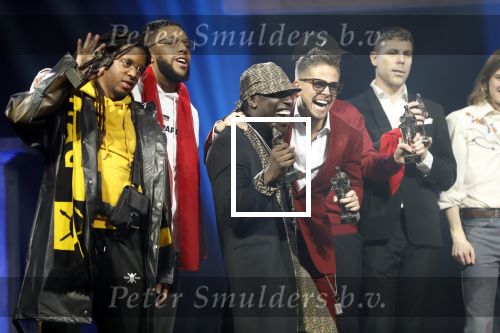 Amsterdam 11 februari 2019
Uitreiking Edisons bij de westergasfabriek. Andre Hazes kwam met zijn vriendin Monique en Manager Sjoerd Bodewes. Andre met Frenna