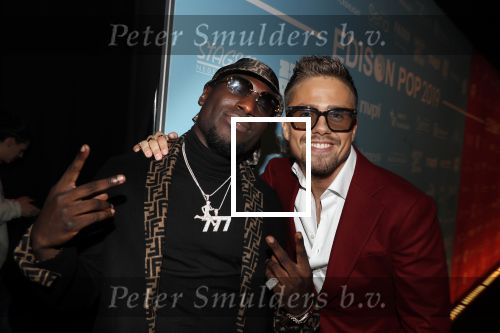 Amsterdam 11 februari 2019
Uitreiking Edisons bij de westergasfabriek.  Frenna en Andre Hazes jr