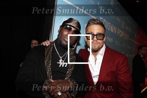 Amsterdam 11 februari 2019
Uitreiking Edisons bij de westergasfabriek.  Frenna en Andre Hazes jr
