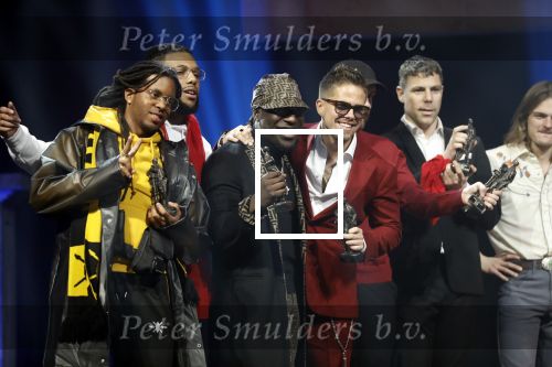 Amsterdam 11 februari 2019
Uitreiking Edisons bij de westergasfabriek.  Frenna en Andre Hazes jr