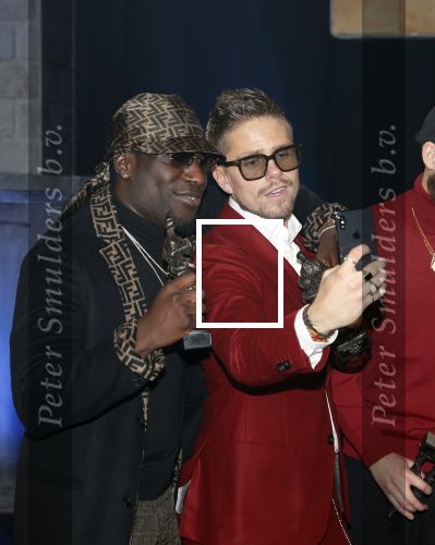 Amsterdam 11 februari 2019
Uitreiking Edisons bij de westergasfabriek.  Frenna en Andre Hazes jr
